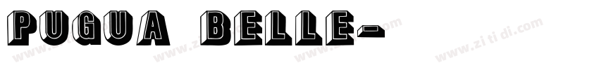 Pugua Belle字体转换